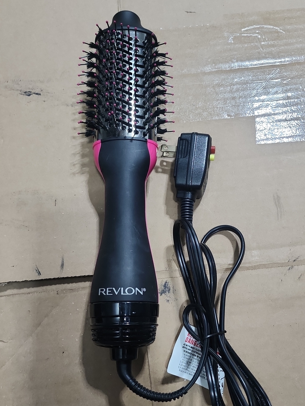 Revlon Black & Pink Hot Air Styling Brush